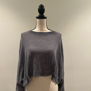 Soft comfy cropped sweatshirt